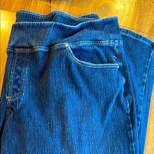 Belle by Kim Gravel pull on tapered jean, size 26W